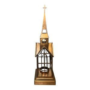 Teleflora gift Williamsburg copper Chaple Tea Light Candle Holder